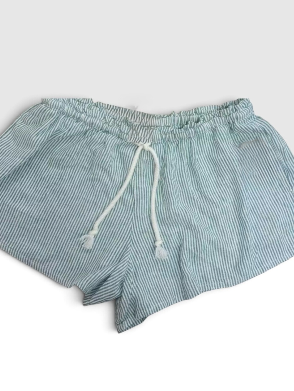 Striped Drawstring Women's Shorts - Sz Sm